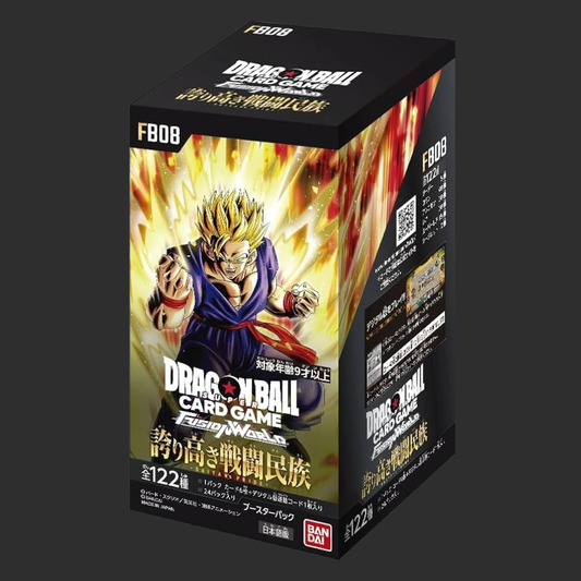 Dragon Ball Super Card Game - Fusion World - FB08 - Saiyan’s Pride - Box 24 Bustine - JAP