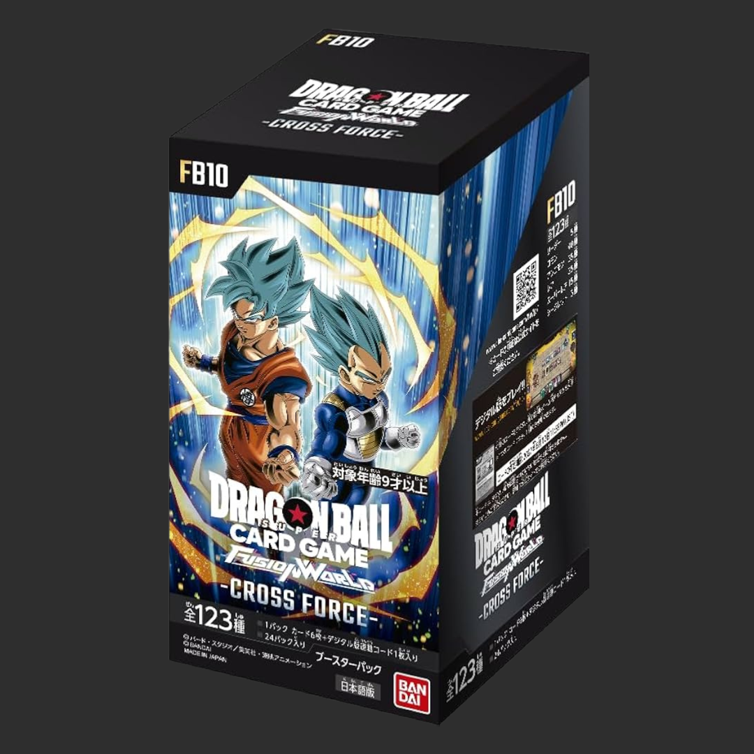 Dragon Ball Super Card Game - Fusion World - FB10 - Cross Force - Box 24 Bustine - JAP