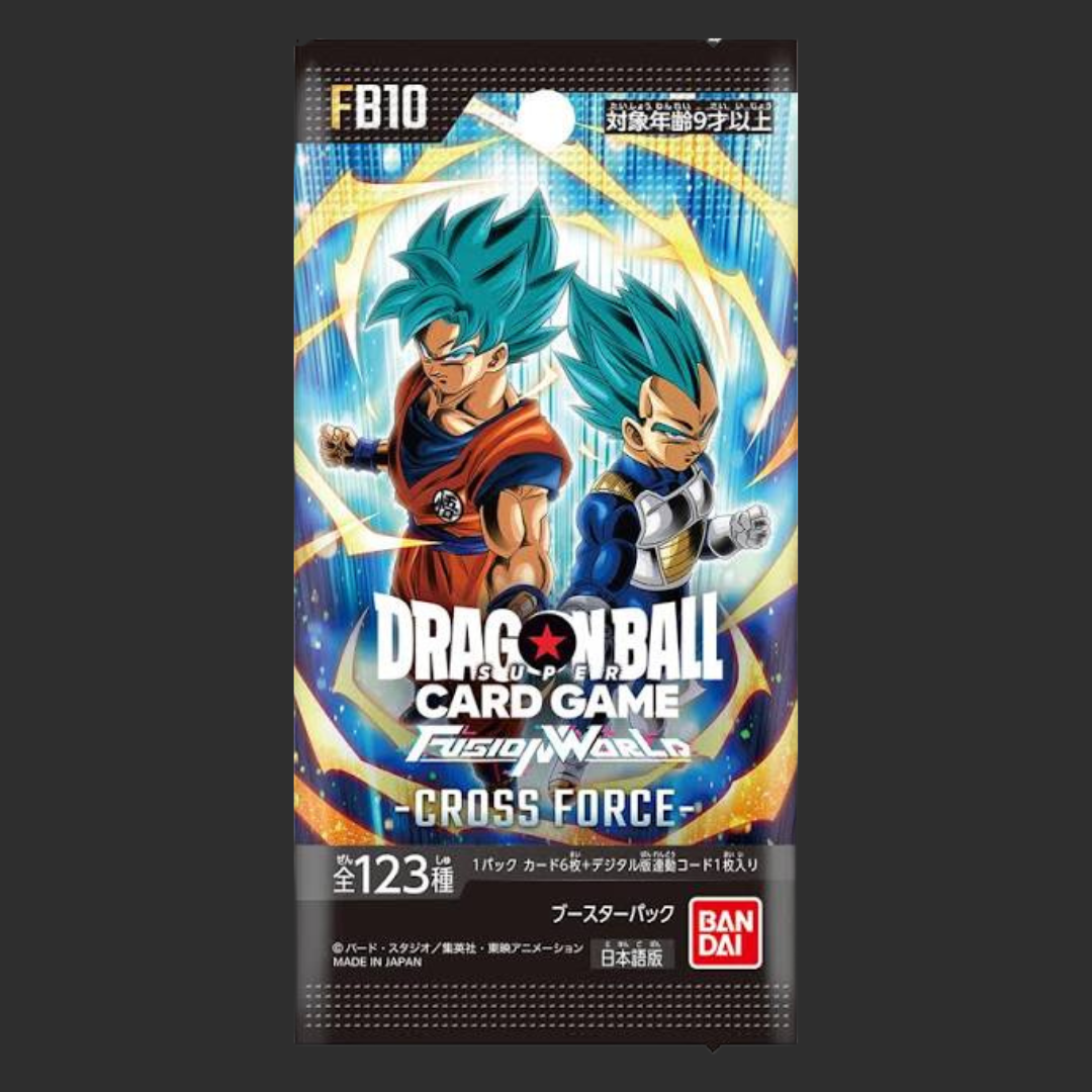 Dragon Ball Super Card Game - Fusion World - FB10 - Cross Force - Box 24 Bustine - JAP