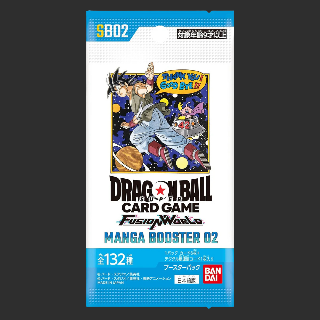 Dragon Ball Super Card Game - Fusion World - SB02 - Manga Booster - Box 24 Bustine - JAP
