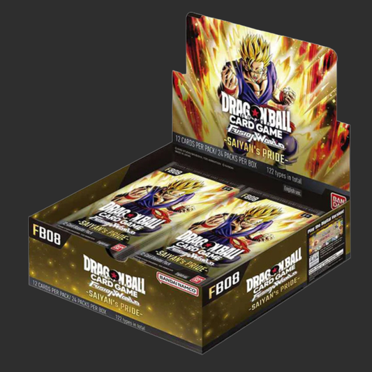 Dragon Ball Super Card Game ENG - FB-08 - Saiyan's Pride - Fusion World - Box 24 Bustine - ENG