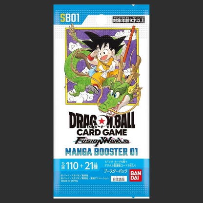 Dragon Ball Super Card Game - Fusion World - Manga Booster - SB01 - Box 24 Bustine - JAP