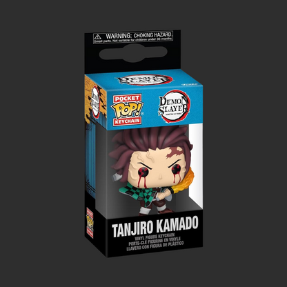 Funko POP! Keychain - Demon Slayer - Tanjiro Kamado - Portachiavi