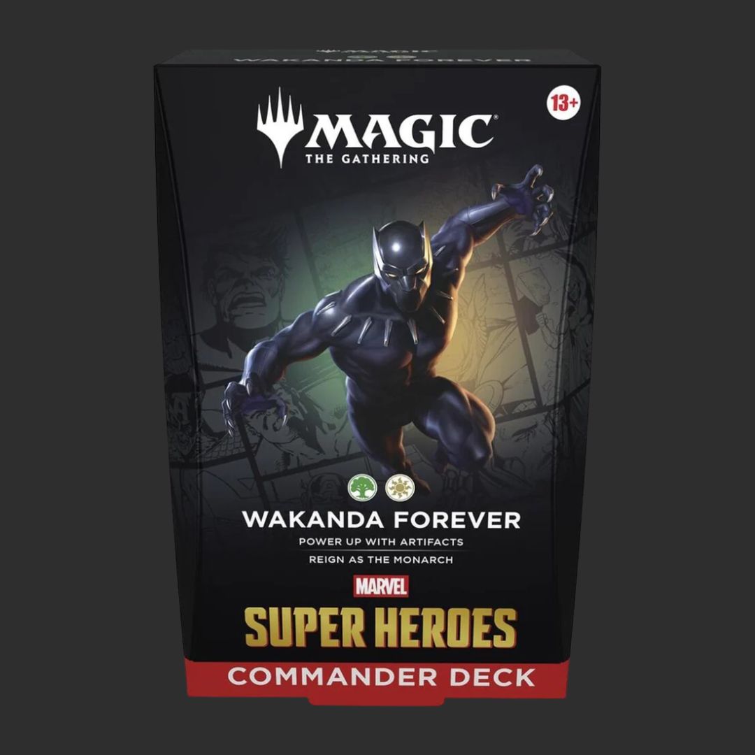Magic: The Gathering – Universes Beyond: Marvel Super Heroes – Commander Deck Wakanda Forever – ENG
