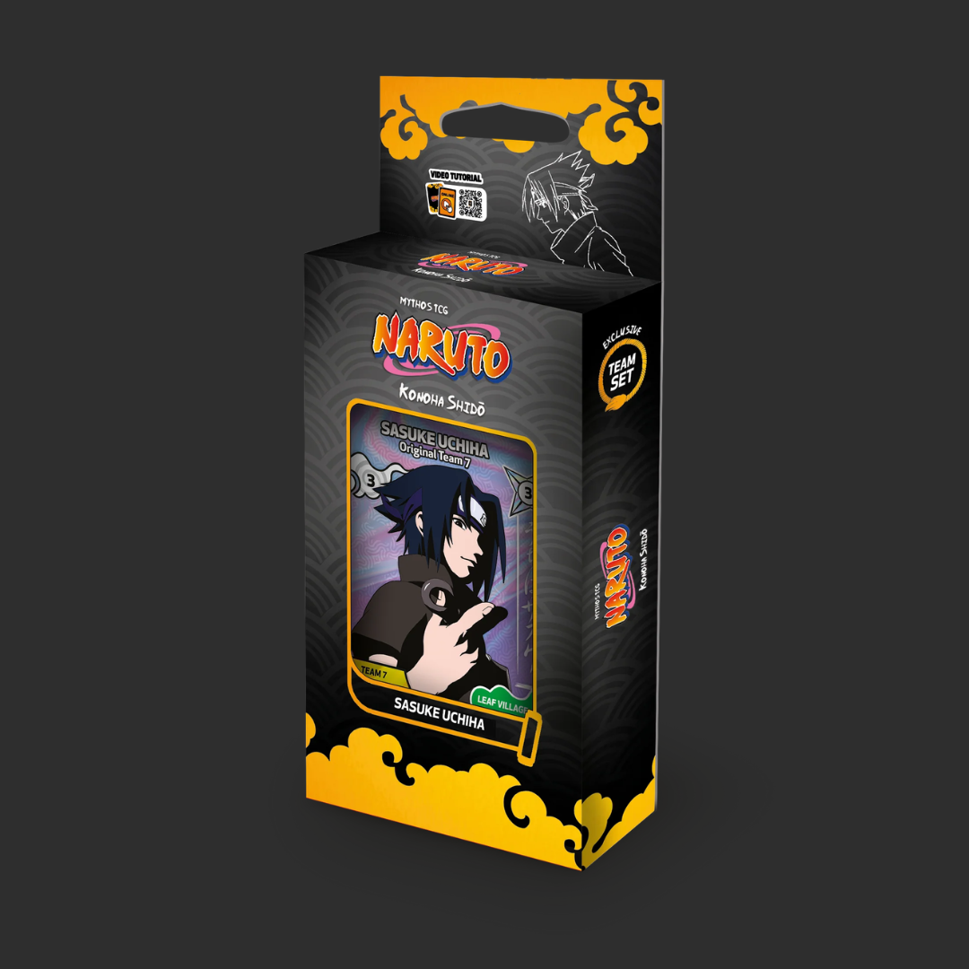 Naruto Mythos TCG – Konoha Shido – Team Set Box Sasuke – 2a Edizione – ENG