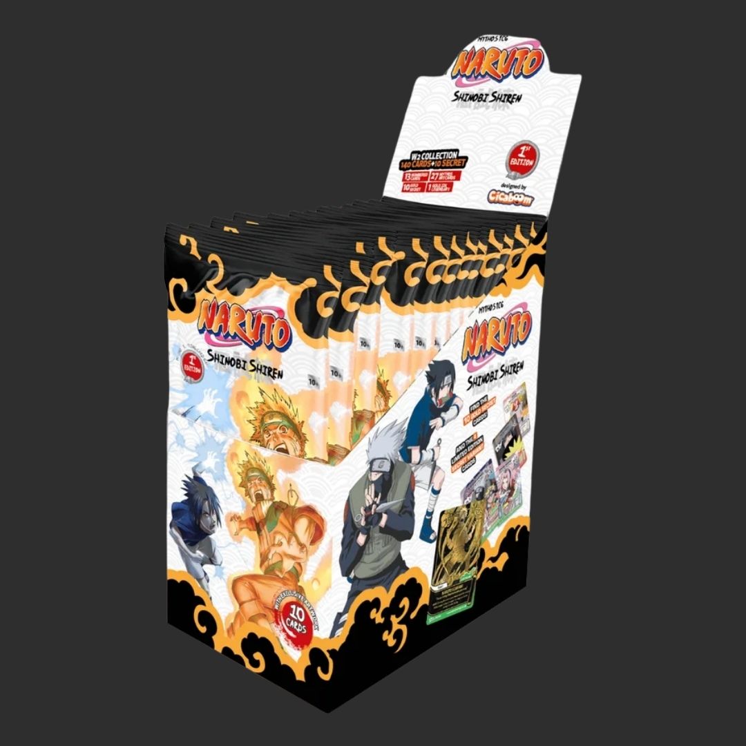 Naruto Mythos TCG – Shinobi Shiren – Booster Box 24 Buste – ENG