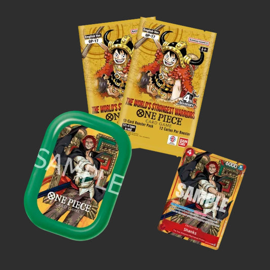 One Piece ENG – Mini Case Set Vol. 3 – TS-03 Shanks Verde Scuro – Mini Tin 2 Bustine – ENG