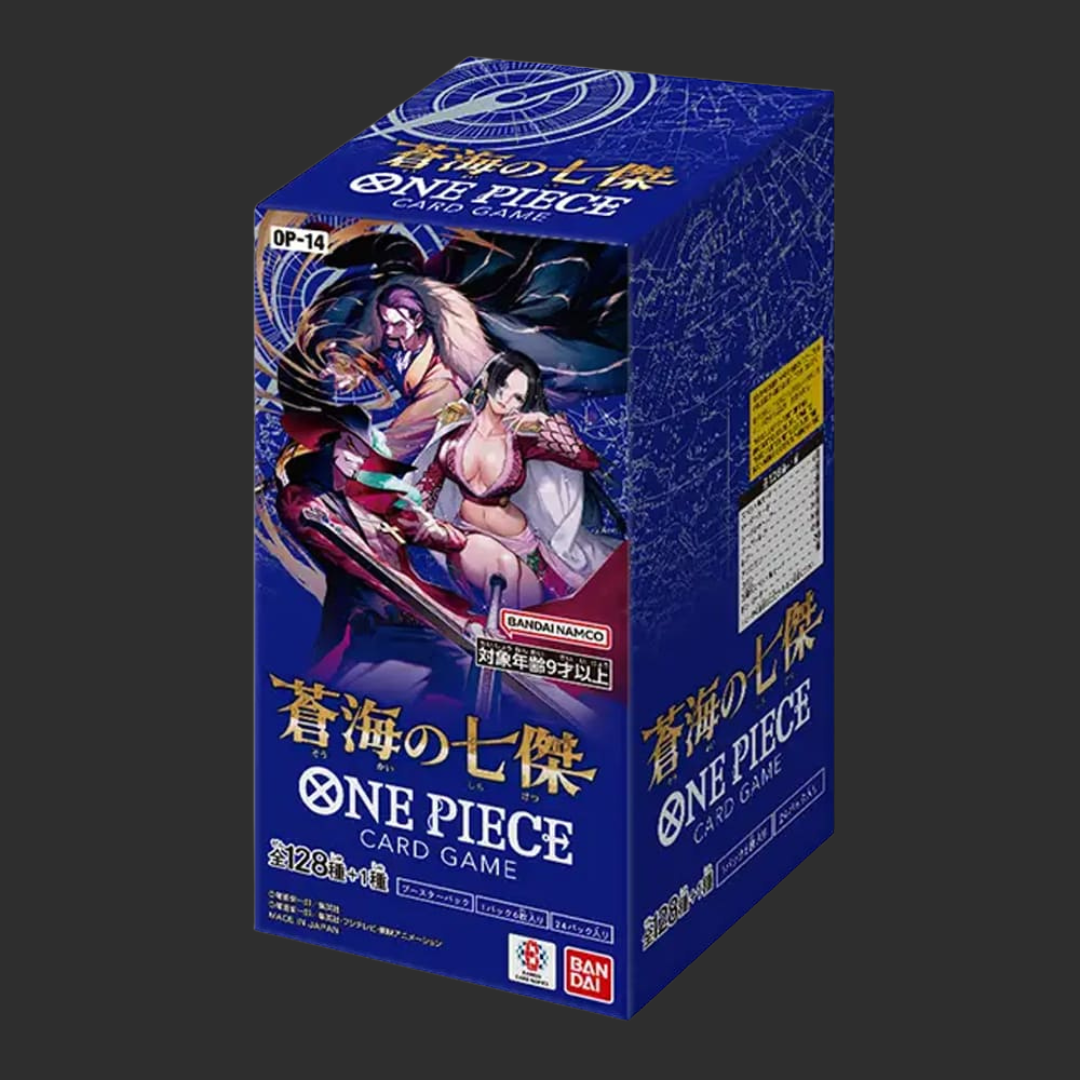 One Piece OP-14 - The Azure Sea's Seven - BOX 24 Bustine - JAP