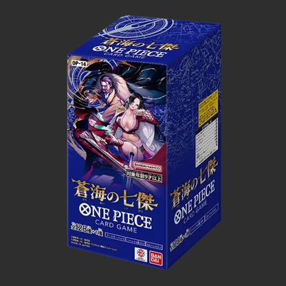One Piece OP-14 - The Azure Sea's Seven - BOX 24 Bustine - JAP