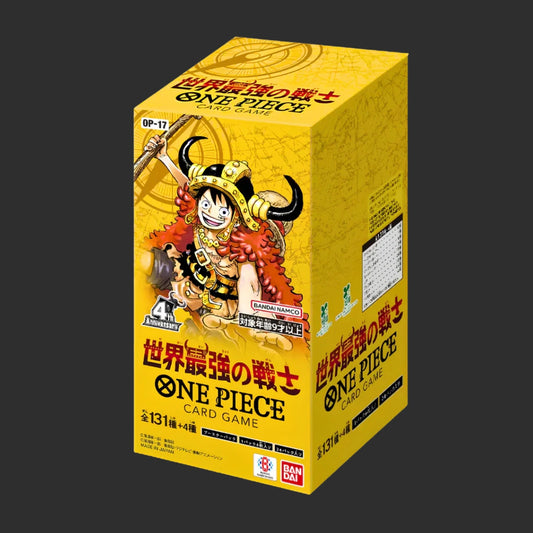 One Piece OP-17 - The World's Strongest Warriors - BOX 24 Bustine - JAP