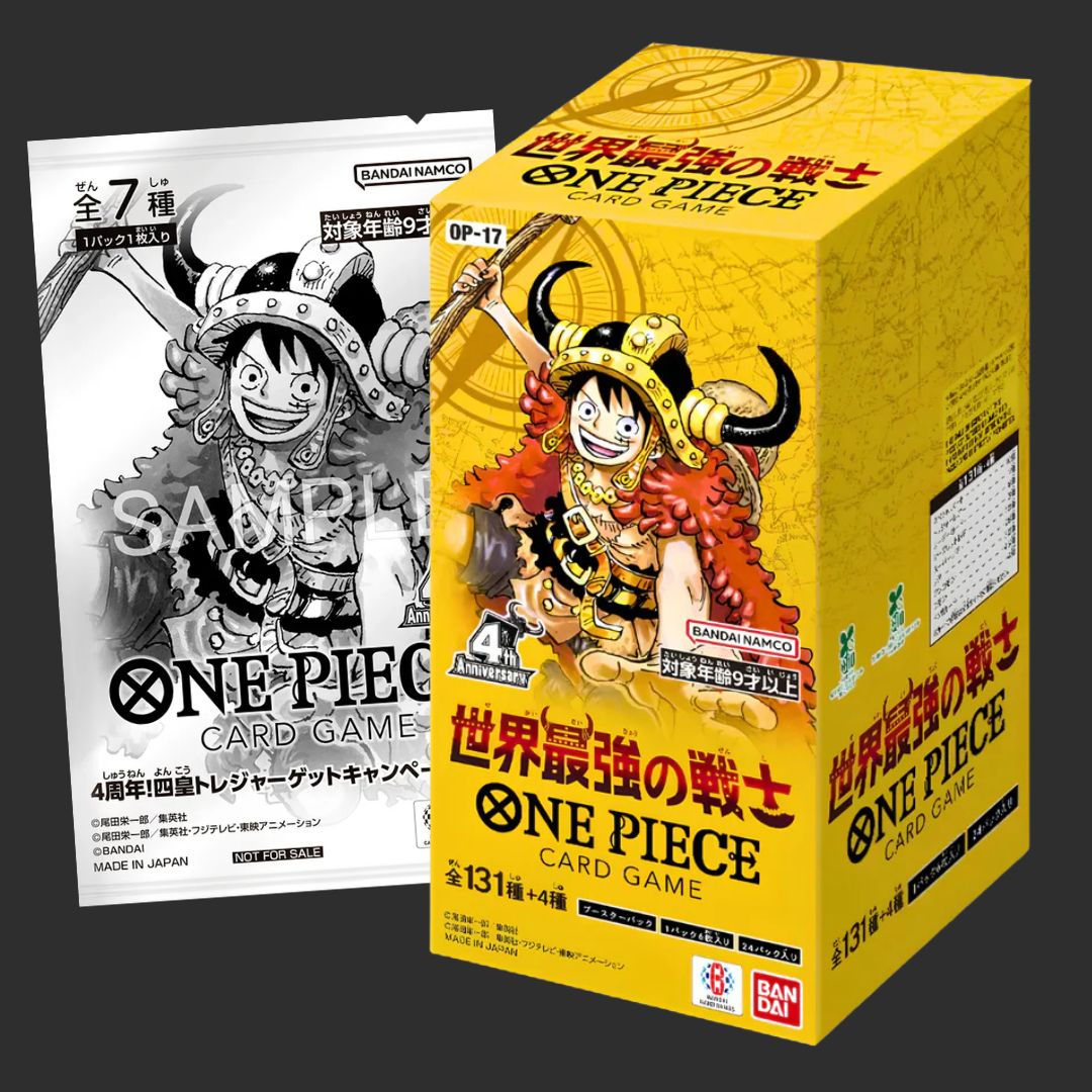 One Piece OP-17 JAP + 4th Anniversary Pack - JAP
