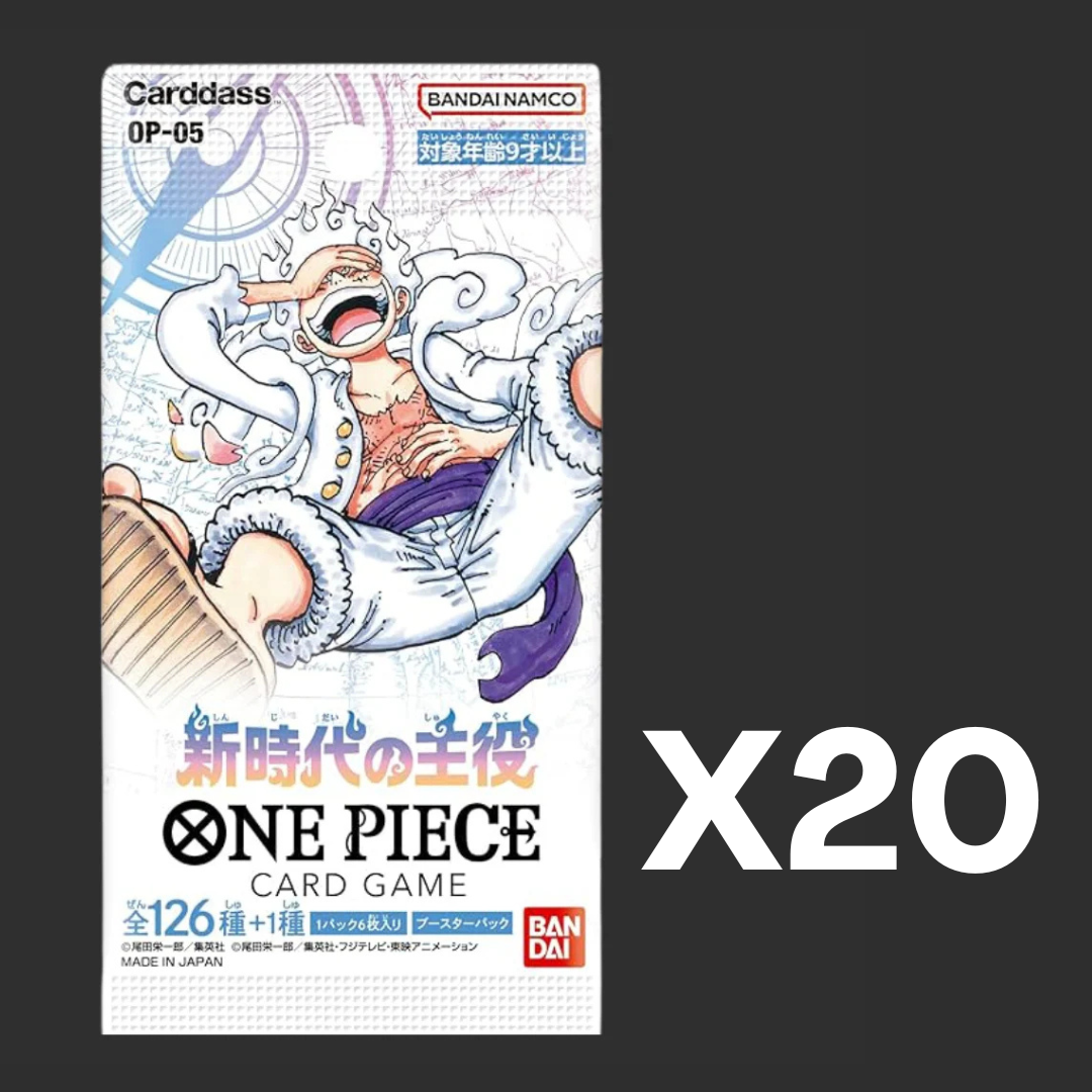 One Piece OP 05 - Awakening of the New Era - 20 Bustine Singole - JAP