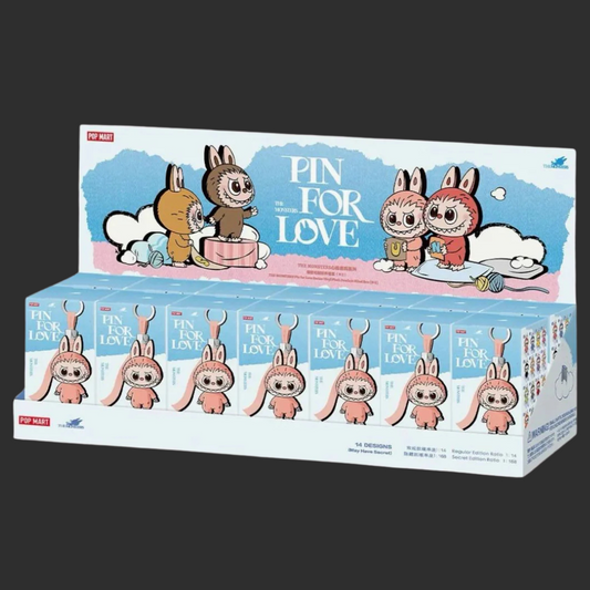 POP MART - Labubu The Monsters - Pin For Love N-Z (case 14 blind box)
