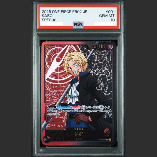 PSA 10 - One Piece JAP - EB02 - #001 SABO - SPECIAL