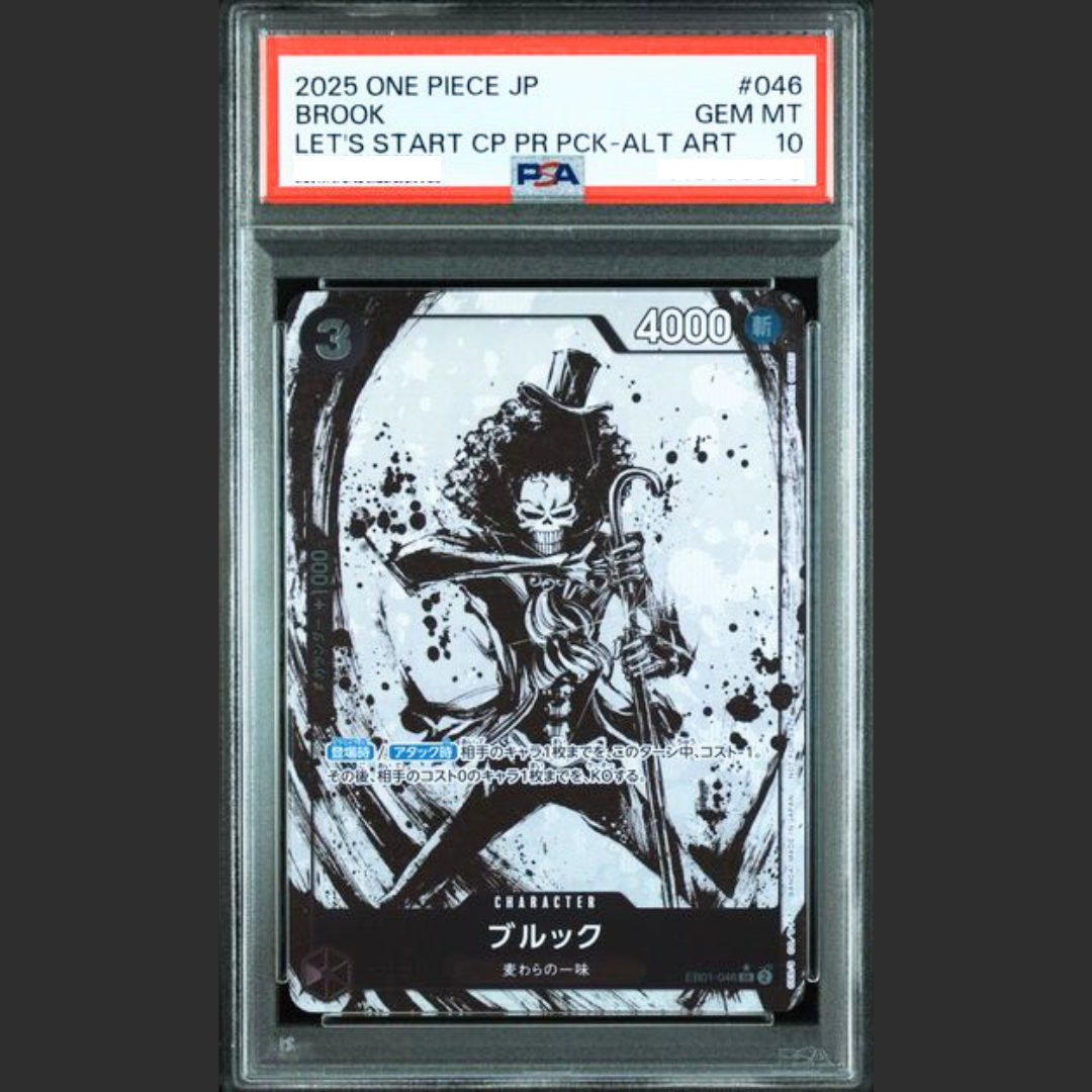 PSA 10 - One Piece JAP - LET'S START CAMPAIGN PROMOTION PACK - #046 BROOK - ALT ART