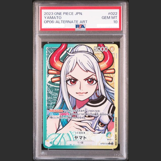 PSA 10 - One Piece JAP - OP06 - #022 YAMATO - ALTERNATE ART