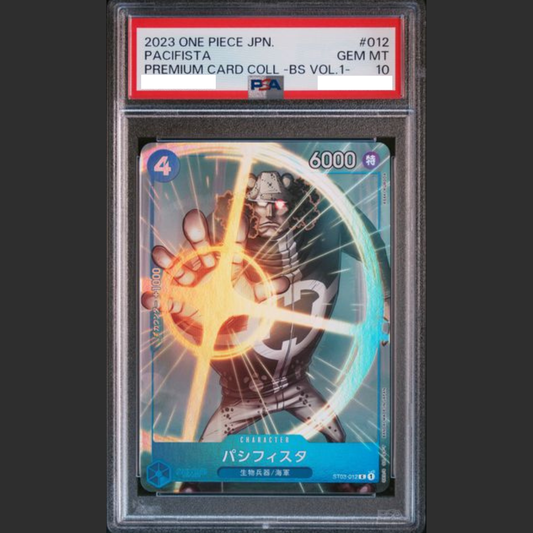 PSA 10 - One Piece JAP - PREMIUM CARD COLLECTION - BEST SELECTION VOL.1 - #012 PACIFISTA