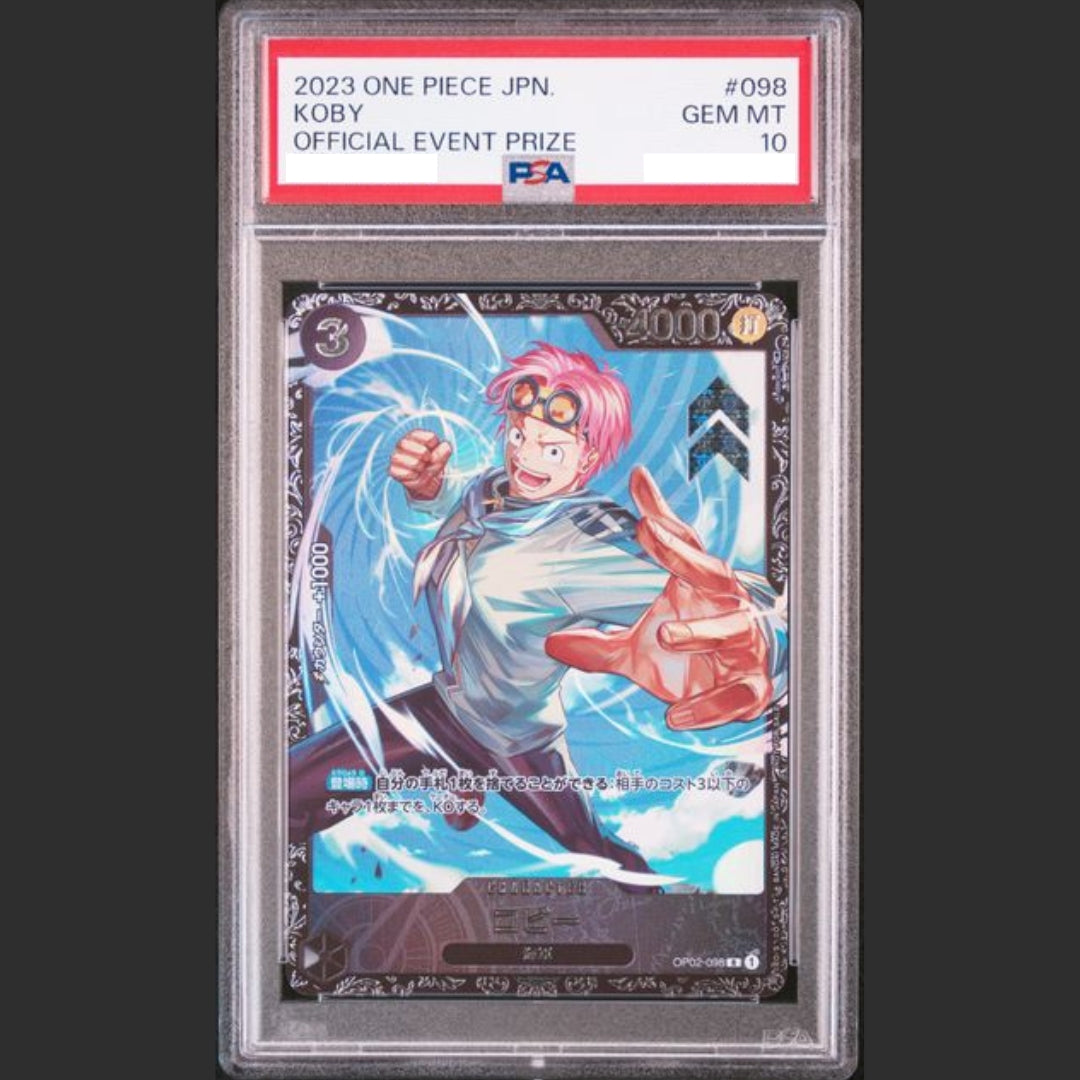 PSA 10 - One Piece JAP - PROMOS - #098 KOBY - OFFICIAL EVENT PRIZE