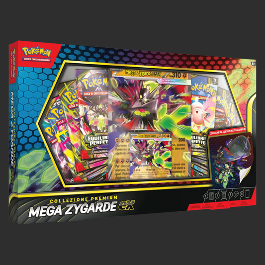 Pokémon - Mega-Entwicklung: Perfektes Gleichgewicht – Premium-Kollektion Mega-Zygarde-EX – Ita