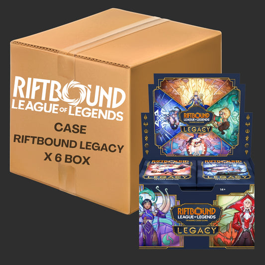 Riftbound: League of Legends TCG – Legacy – Case 6 Box (144 Bustine) – ENG