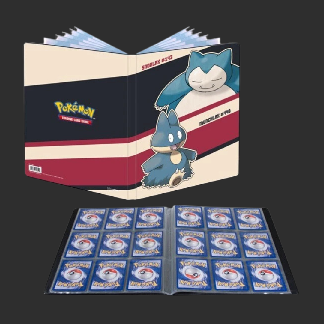 Ultra PRO - Collezione Pokémon Gallery Series Snorlax e Munchlax 9 tasche
