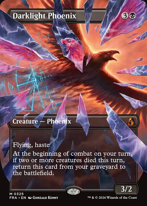Carte Singole Magic ENG - Reality Fracture - Darklight Phoenix (FRA 325)