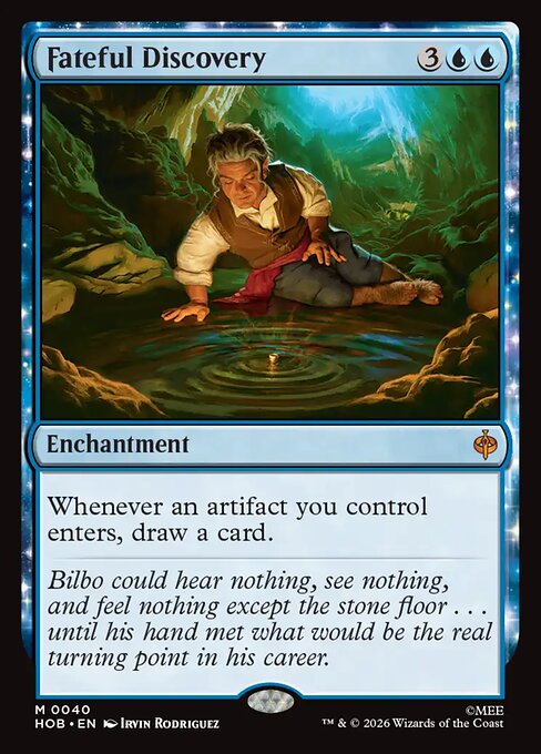 Fateful Discovery HOB 040 Foil - Magic The Hobbit carta singola ENG
