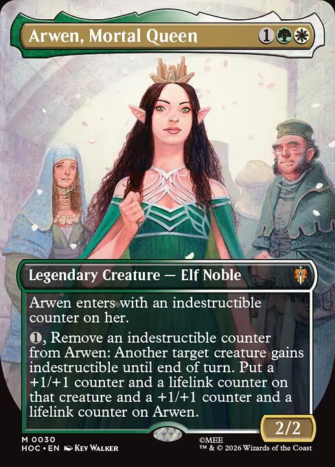 Arwen, Mortal Queen HOC 030 Foil - Magic The Hobbit carta singola ENG