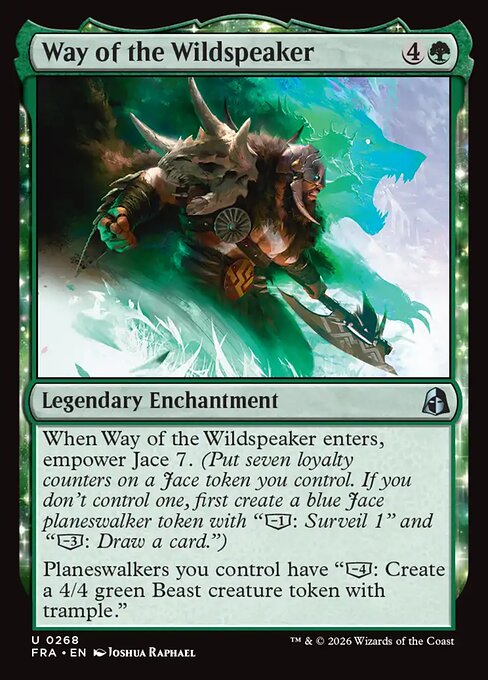 Carte Singole Magic ENG - Reality Fracture - Way of the Wildspeaker (FRA 268)