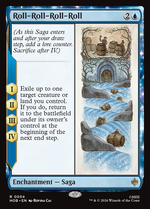 Roll-Roll-Roll-Roll HOB 054 Foil - Magic The Hobbit carta singola ENG