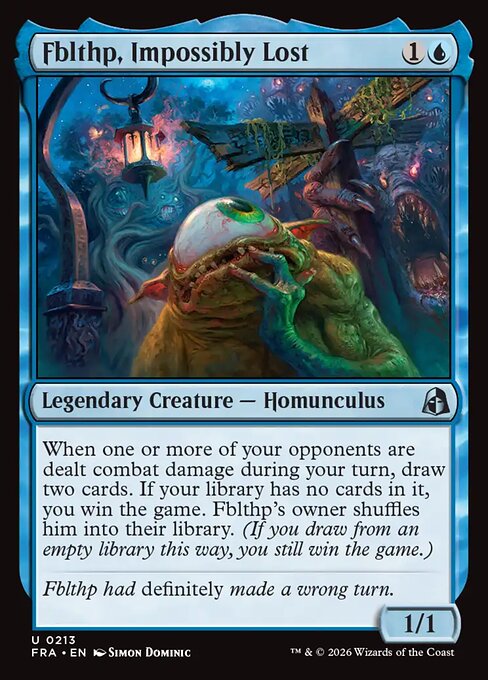 Carte Singole Magic ENG - Reality Fracture - Fblthp, Impossibly Lost (FRA 213)