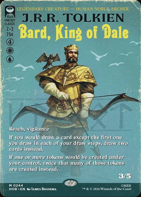 Bard, King of Dale HOB 244 Foil - Magic The Hobbit carta singola ENG