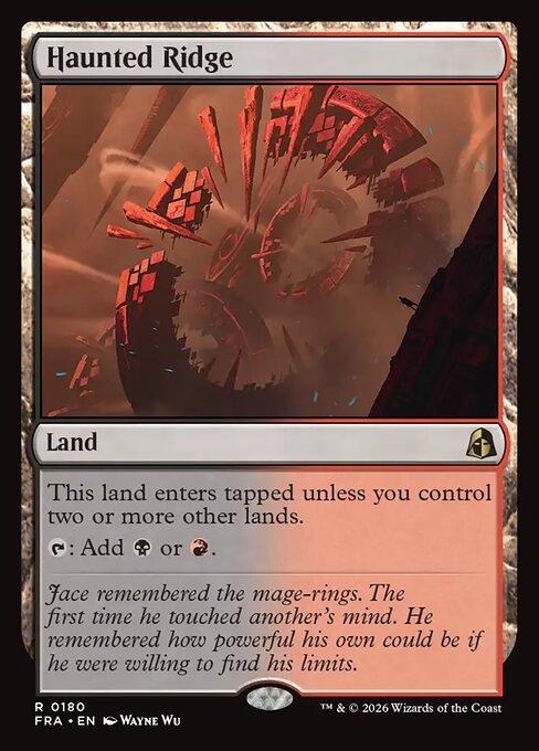 Carte Singole Magic ENG - Reality Fracture - Haunted Ridge (FRA 180)