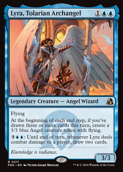 Carte Singole Magic ENG - Reality Fracture - Lyra, Tolarian Archangel (FRA 217)
