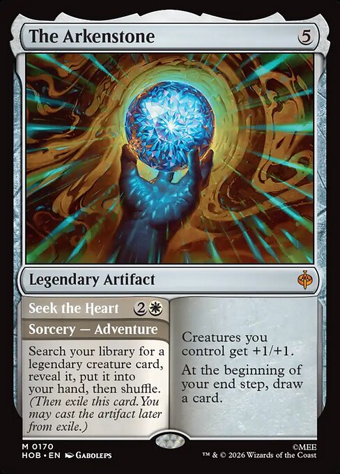 The Arkenstone // Seek the Heart HOB 170 Regular - Magic The Hobbit carta singola ENG