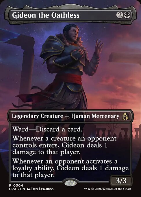 Carte Singole Magic ENG - Reality Fracture - Gideon the Oathless (FRA 304)