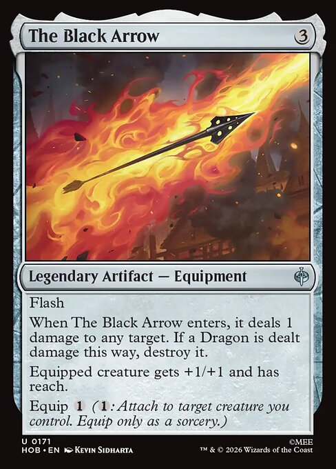 The Black Arrow HOB 171 Foil - Magic The Hobbit carta singola ENG