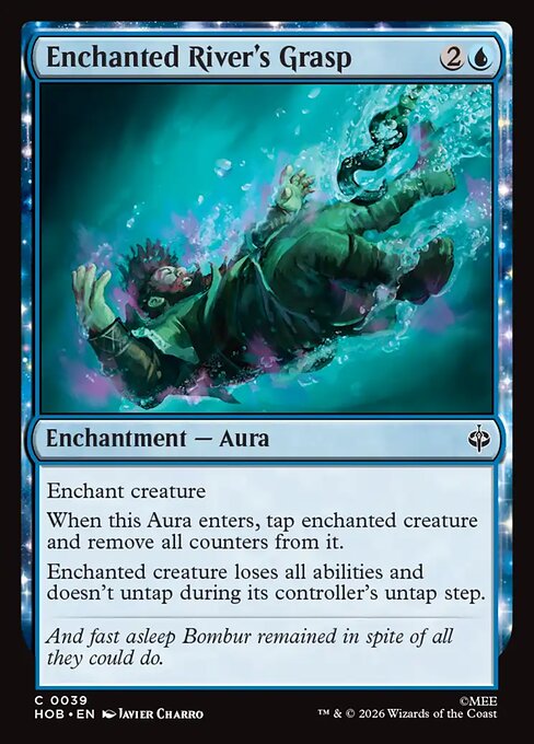 Enchanted River's Grasp HOB 039 Regular - Magic The Hobbit carta singola ENG