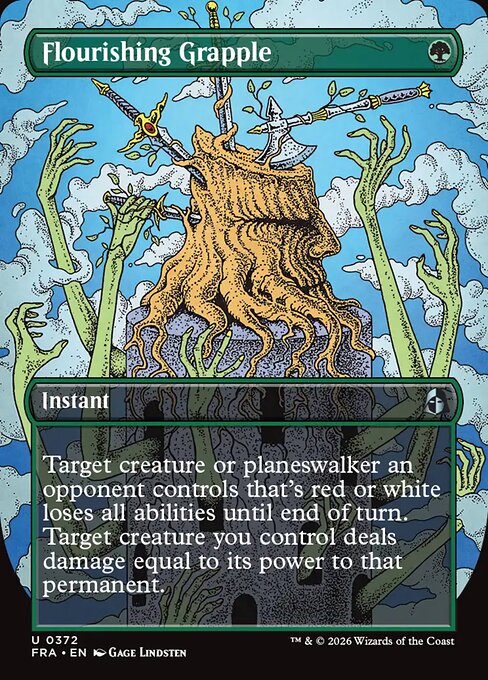 Carte Singole Magic ENG - Reality Fracture - Flourishing Grapple (FRA 372)