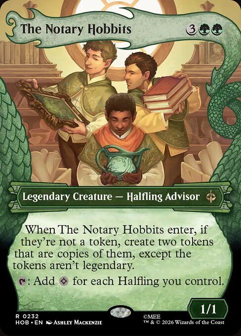 The Notary Hobbits HOB 232 Regular - Magic The Hobbit carta singola ENG