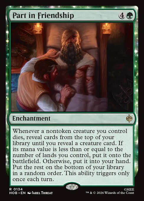 Part in Friendship HOB 134 Foil - Magic The Hobbit carta singola ENG