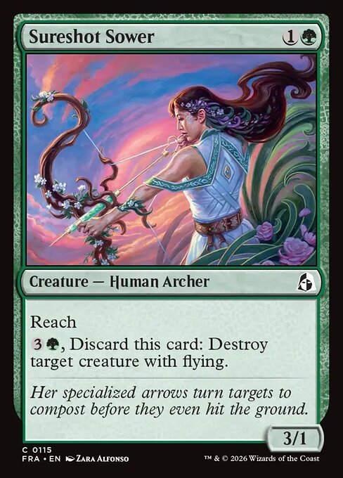 Carte Singole Magic ENG - Reality Fracture - Sureshot Sower (FRA 115)