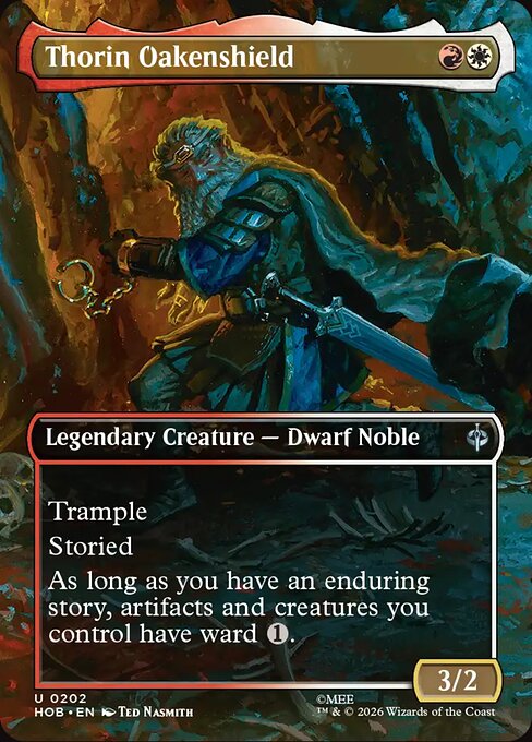 Thorin Oakenshield HOB 202 Foil - Magic The Hobbit carta singola ENG