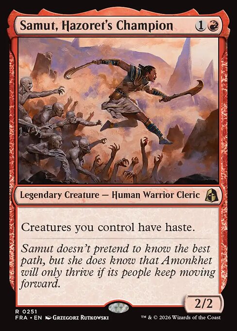 Carte Singole Magic ENG - Reality Fracture - Samut, Hazoret's Champion (FRA 251)