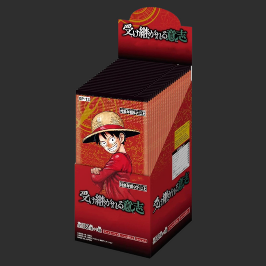 One Piece OP-13 - Carrying on His Will - BOX 24 Bustine - JAP