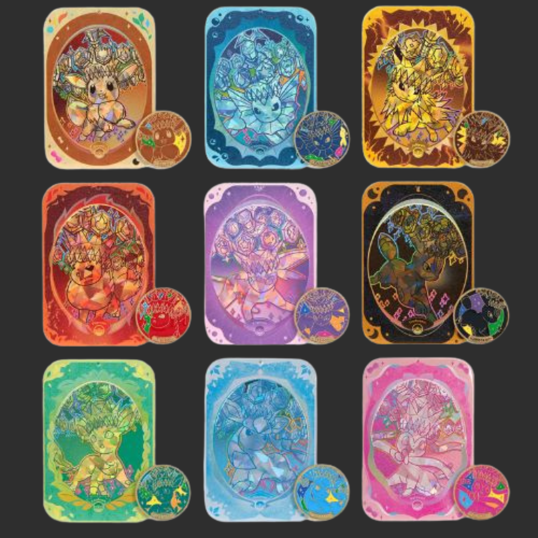 Pokémon CH - Terastal Grand Gathering – Eeveelution Badge Set Jolteon – CH