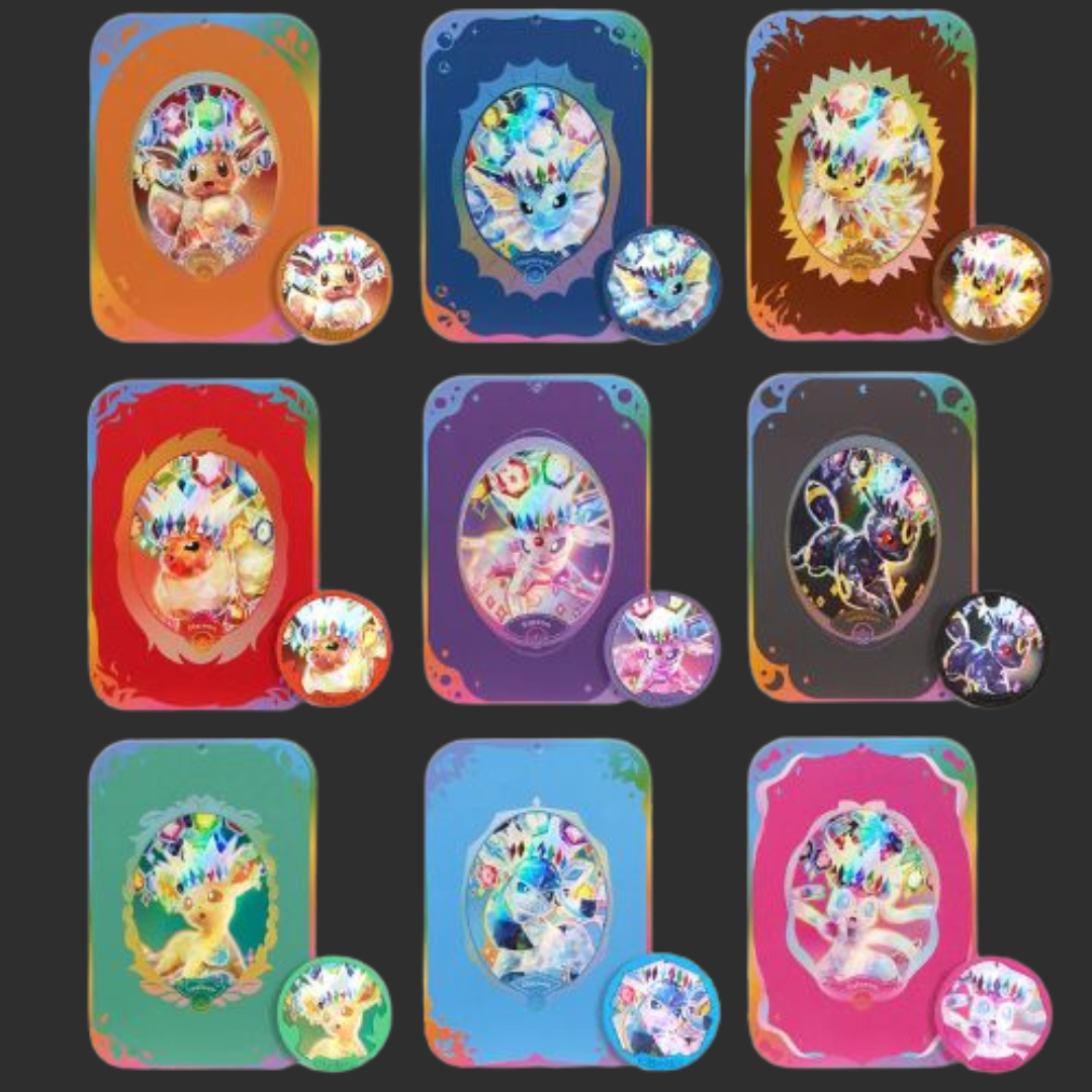 Pokémon CH - Terastal Grand Gathering – Eeveelution Badge Set Jolteon – CH