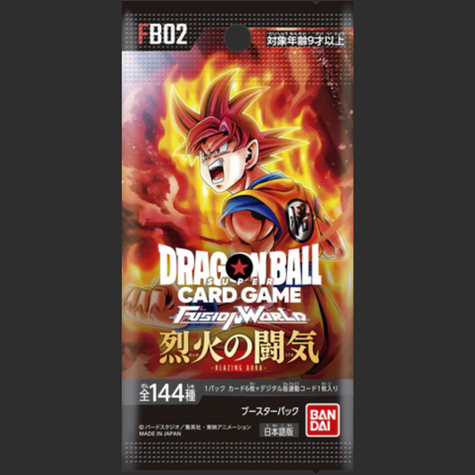 Dragon Ball Super Card Game - Fusion World - Blazing Aura FB02 - Bustina Singola - JAP