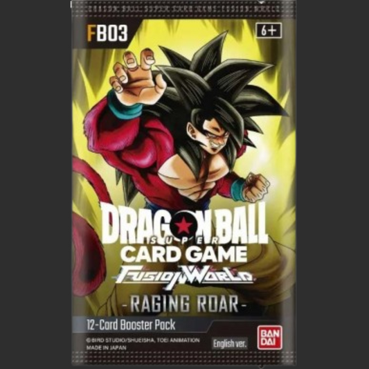 Dragon Ball Super Card Game - Fusion World - Raging Roar FB03 - Bustina Singola - JAP