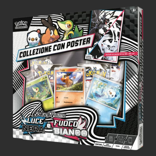 Pokémon TCG – Collezione Starter Luce Nera & Fuoco Bianco con Poster – Ita